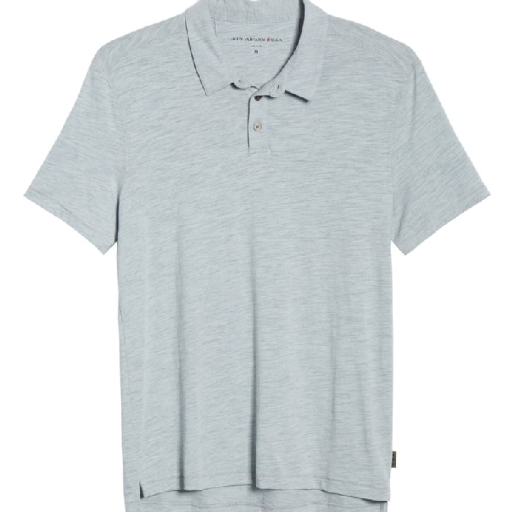 John Varvatos Gregory Moulinex Slub Polo NWT